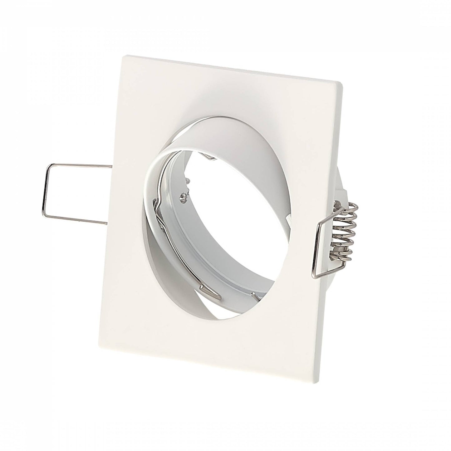 LED Einbaustrahler eckig schwenkbar 3W-6,5W 230V flach Spot Strahler 72-75mm