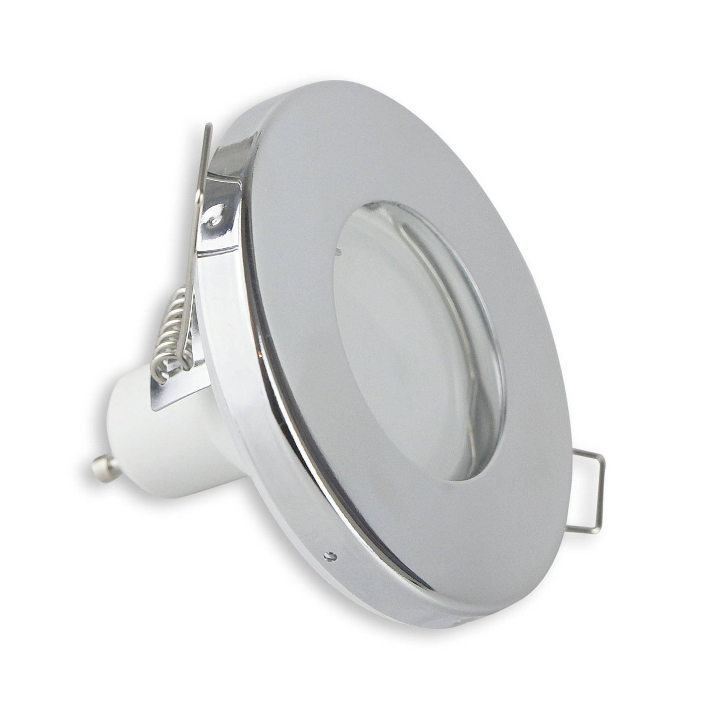 LED Einbaustrahler 230V GU10 Bad Badezimmer 1W rund IP44 Feuchtraum Einbauspot