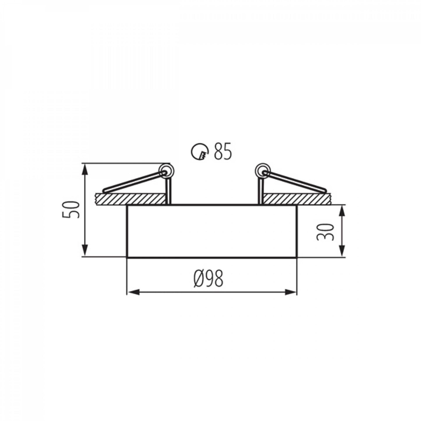 LED Aufbaustrahler MR16 schwenkbar 5-7W Aufbaurahmen Deckenleuchte Spot 12V