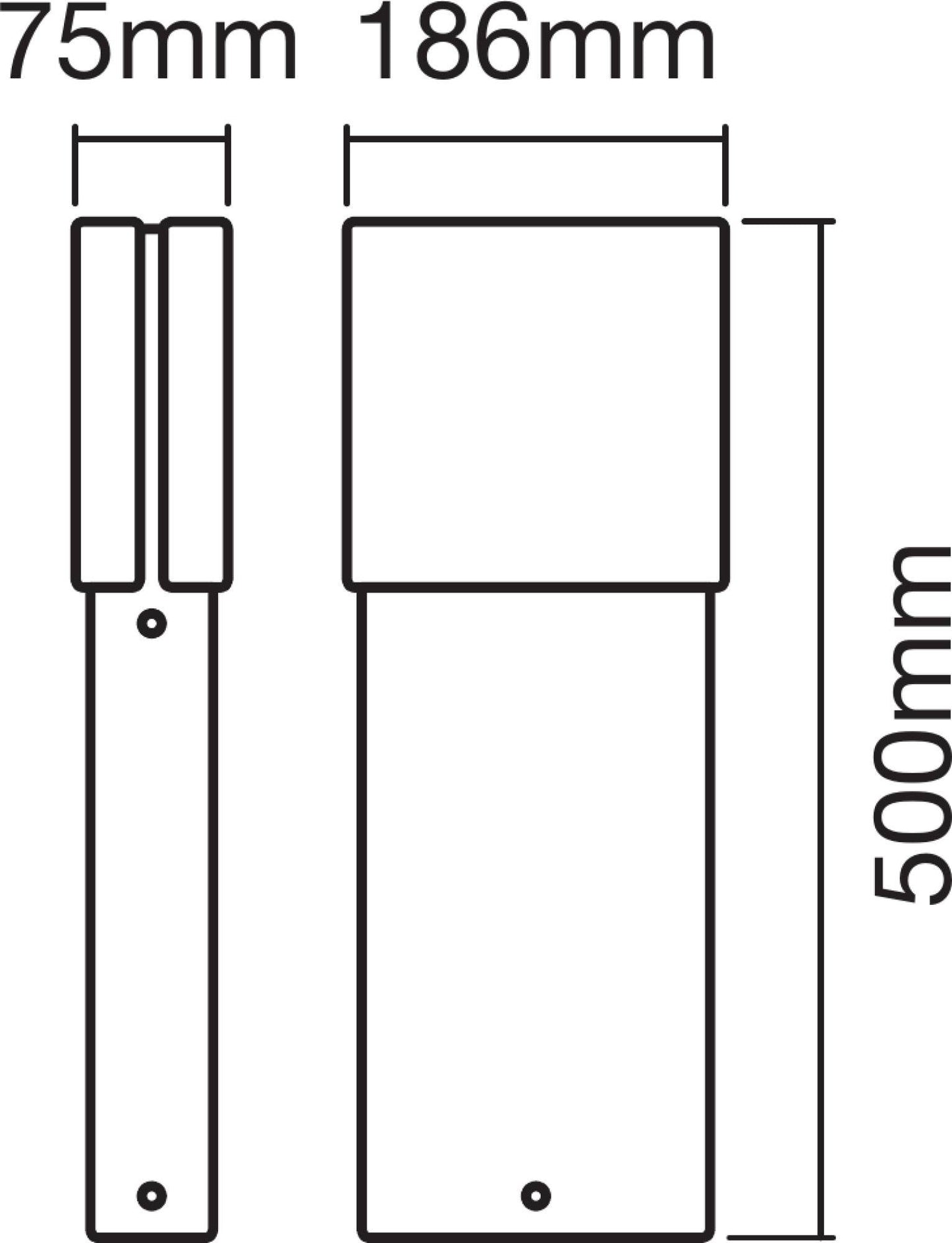 LEDVANCE Endura Style Ellipse LED Standleuchte 50cm für Außen IP44 Außenlampe