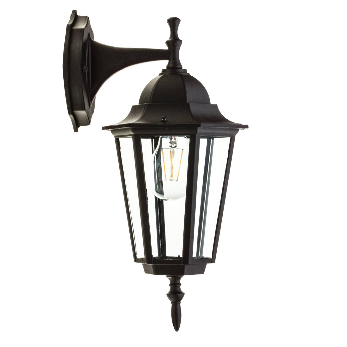 Wandleuchte Außen-Leuchte Antik Retro Außenlampe IP44 Aluminium E27 Gartenlampe