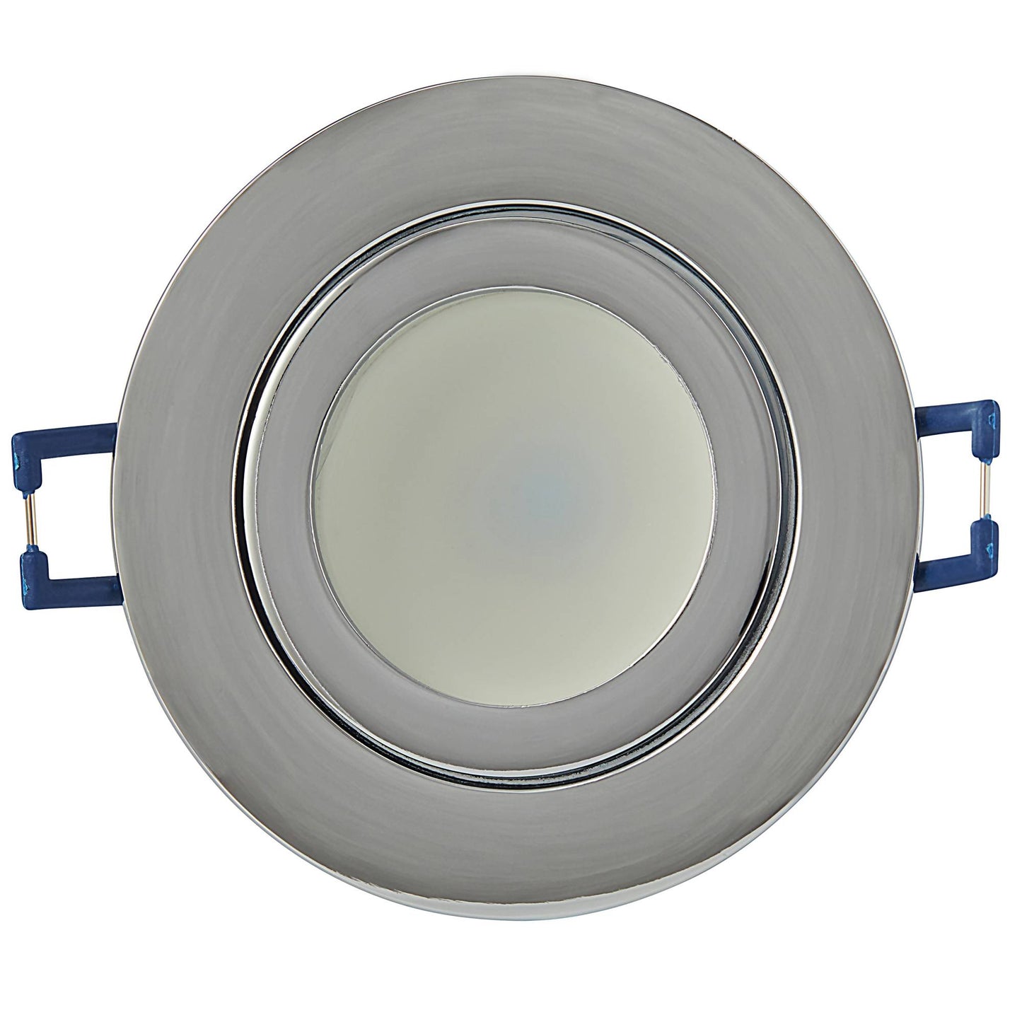 LED Einbaustrahler 3-6,5W IP44 rund Bad Chrom Deckenspot Einbauleuchte Außen