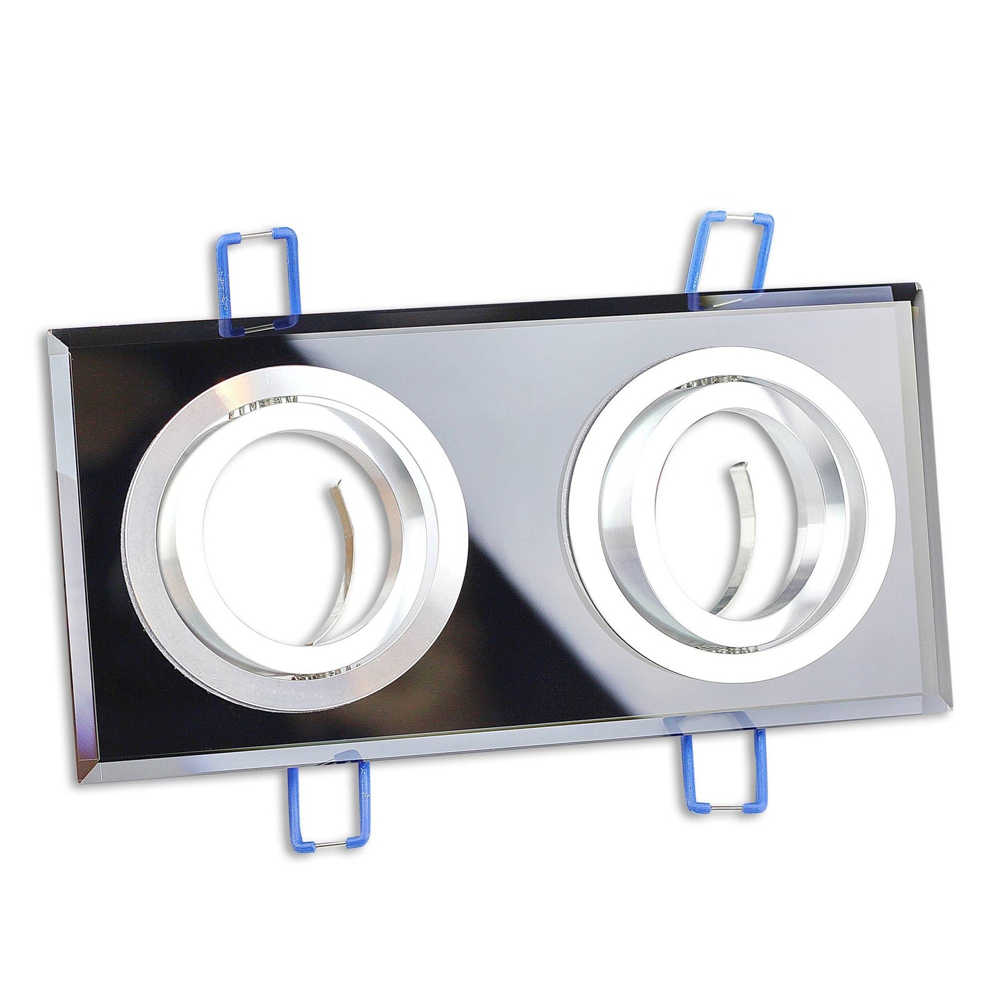 LED Einbaustrahler 3W 5W 6,5W Glas schwenkbar 230V 2-fach Einbauspot