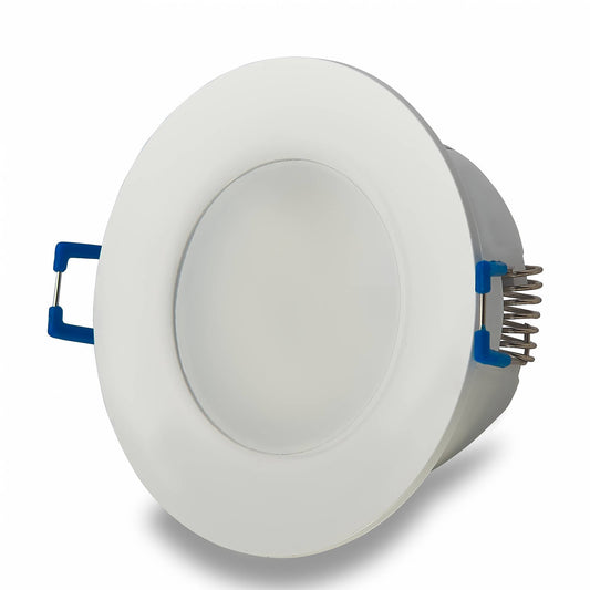 LED Einbaustrahler 6,5W dimmbar flach IP 44 Badezimmer 230 Volt Einbauspot Außen