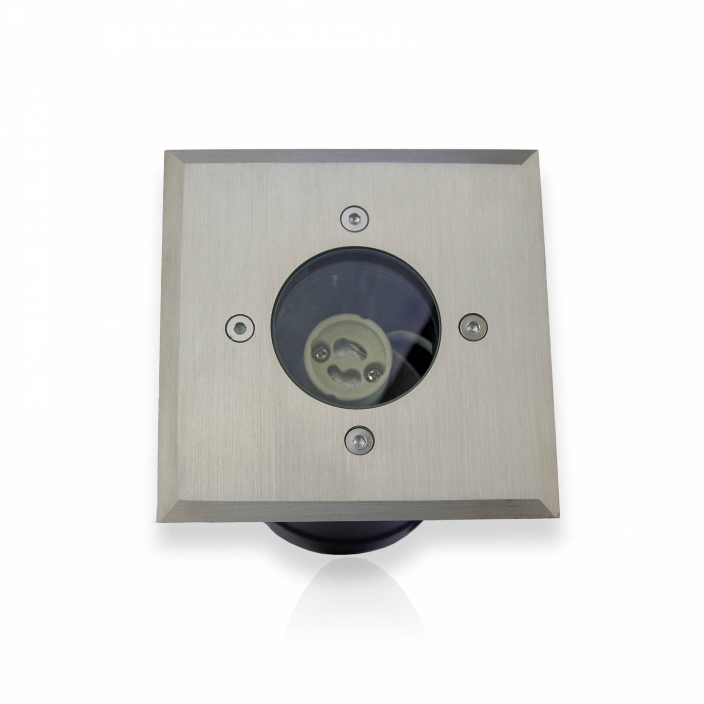 LED Bodeneinbaustrahler 1-9W Bodenspot IP67 Außenlampe Bodenstrahler GU10 eckig