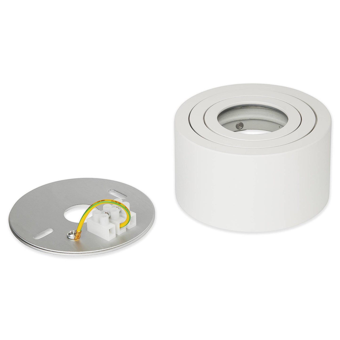 LED Mini-Aufbaustrahler rund weiß 3-6,5W IP44 Aufbauspot Sauna Badezimmer 230V