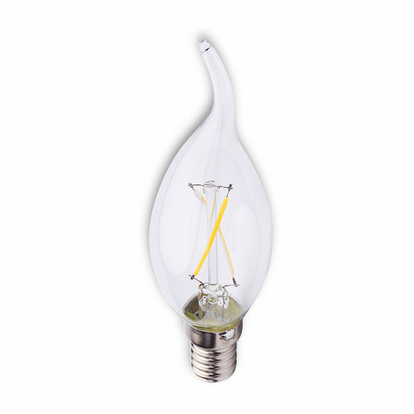 E14 LED Lampe 2W 4W Filament Windstoß Kerze F35 Birne Licht Energiespar Warmweiß