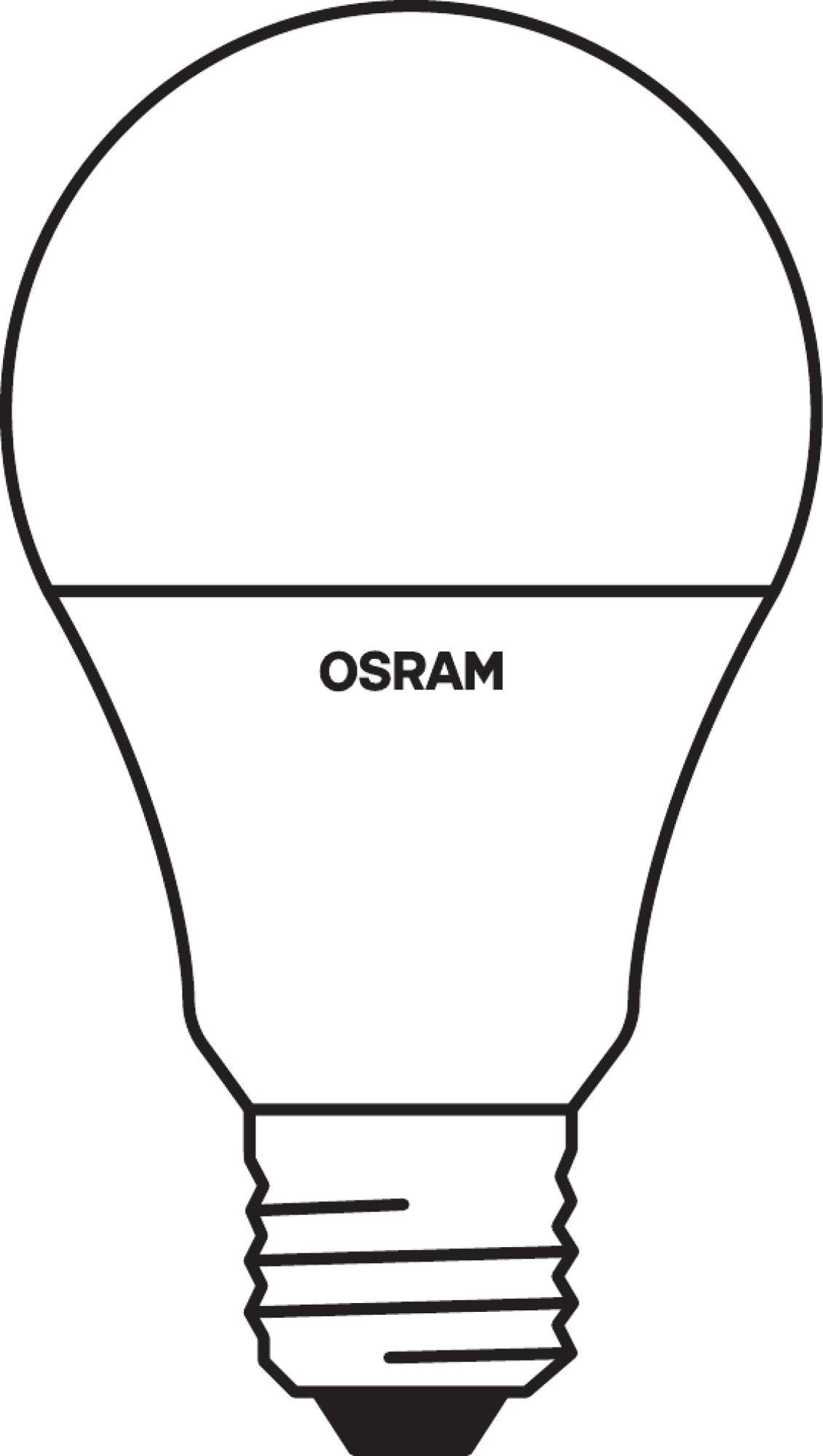 OSRAM E27 LED RGB-W Remote A60 Lampe dimmbar 9W Fernbedienung STAR+ Smart