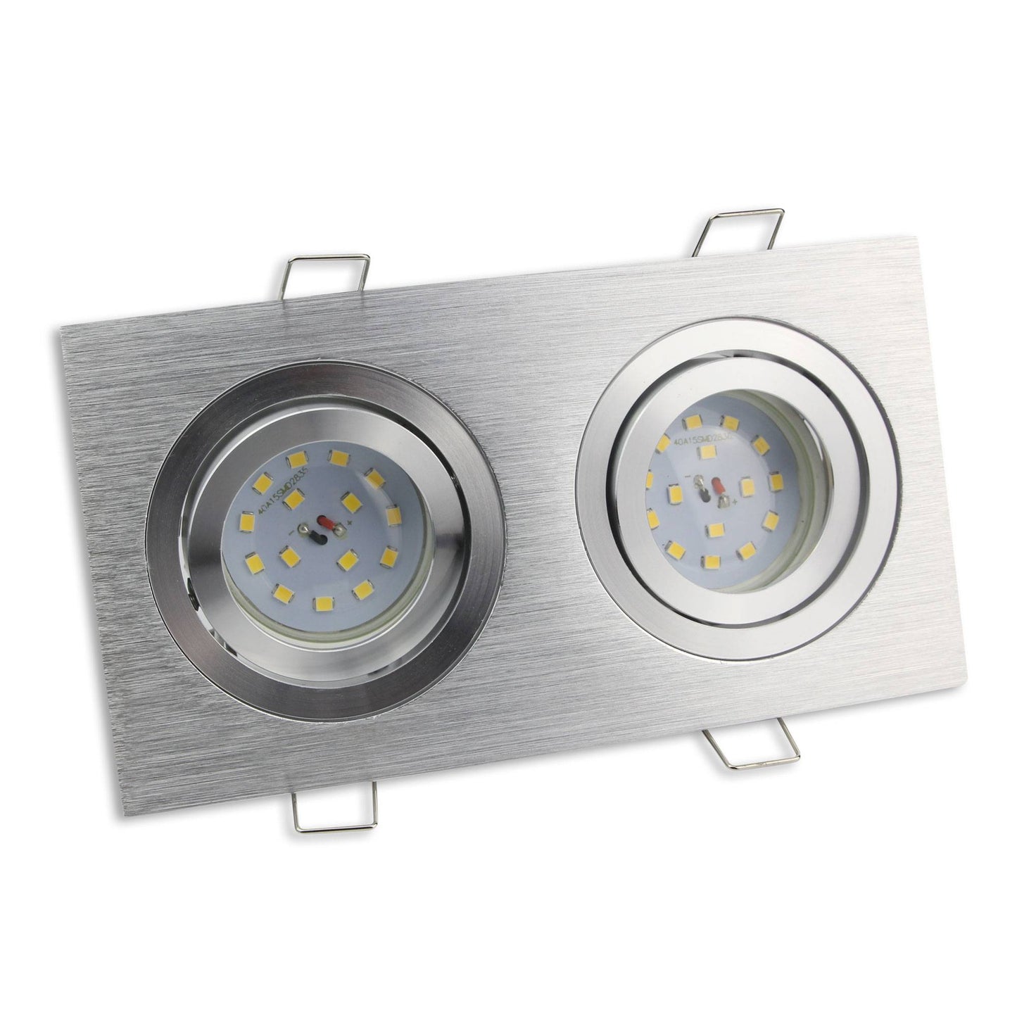 LED Einbaustrahler 1 2 3 fach schwenkbar super flach 5-7 Watt Aluminium 230V