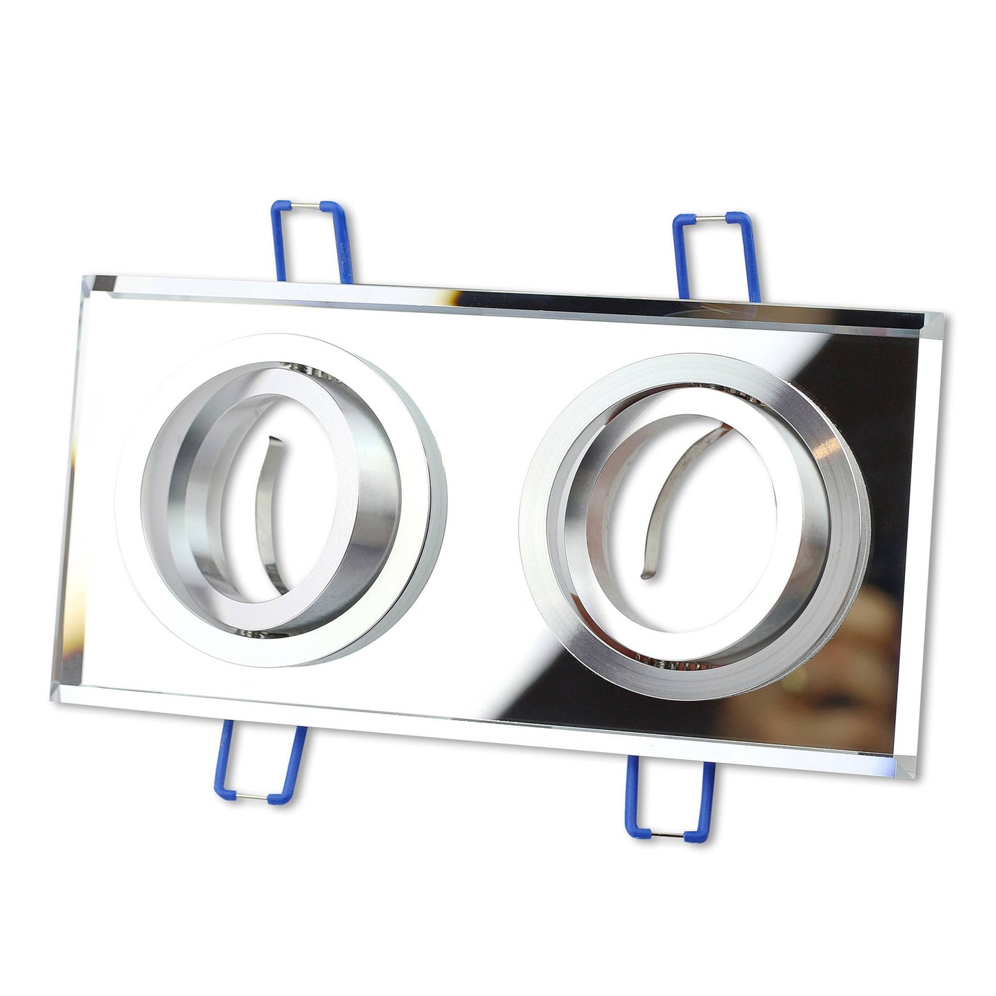 LED Einbaustrahler 3W 5W 6,5W Glas schwenkbar 230V 2-fach Einbauspot