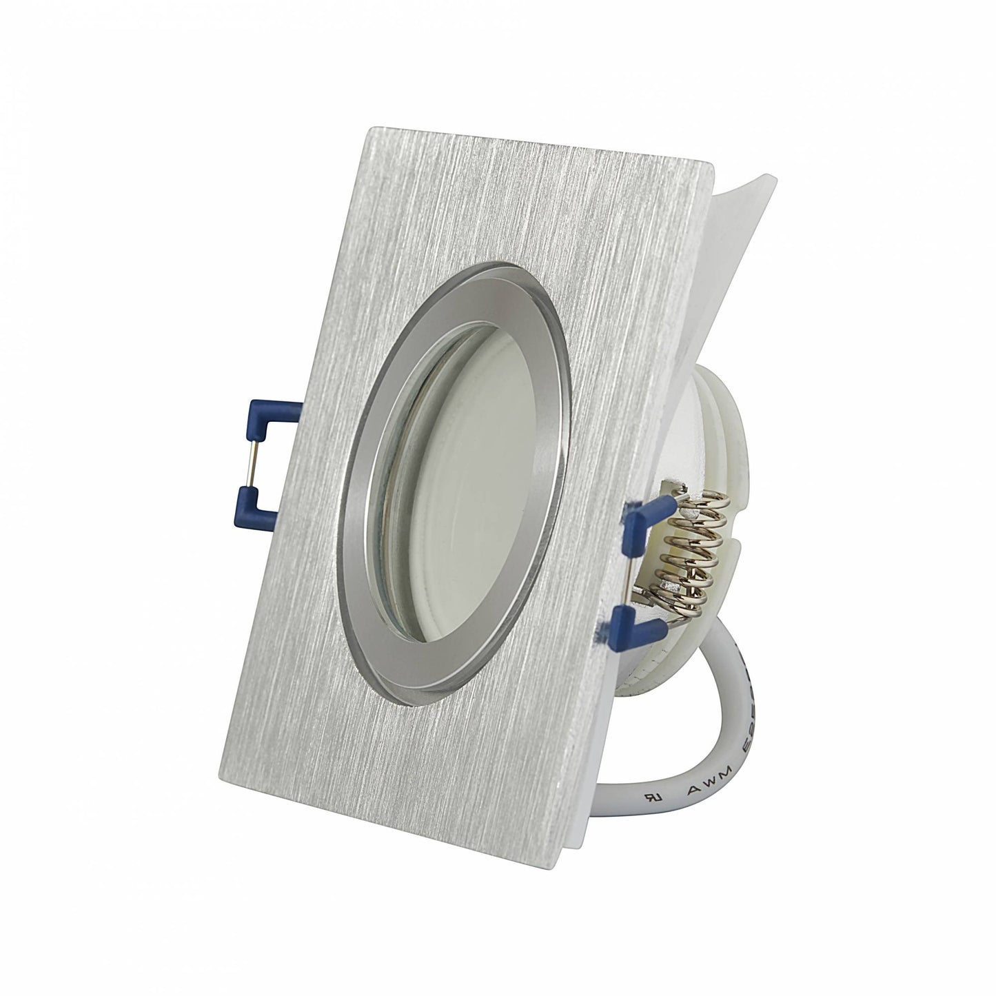 LED Einbaustrahler IP44 3-6,5W eckig dimmbar Spot Bad Außen 60-70mm