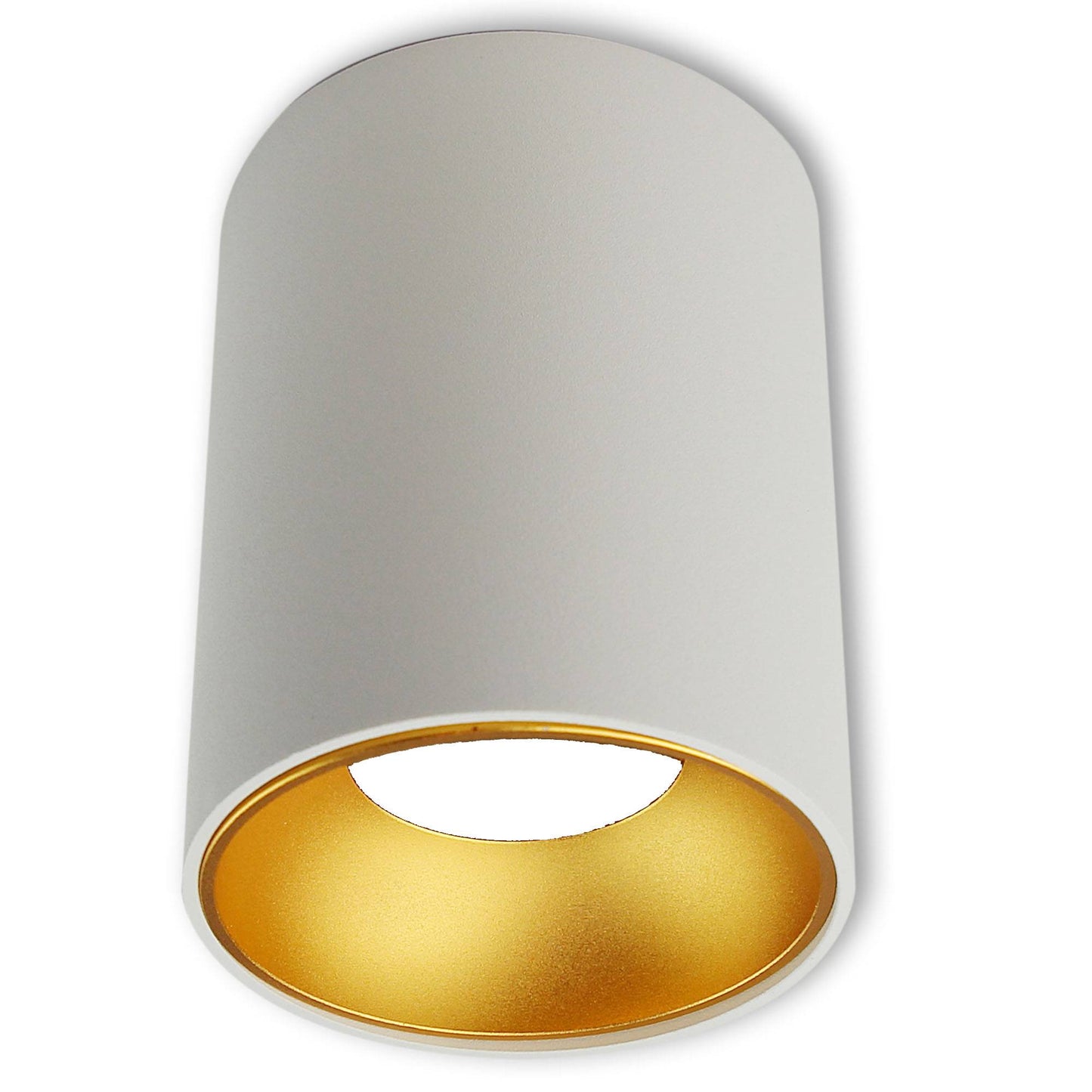 LED Aufbauleuchte 1-9 Watt GU10 230V Aluminium weiß schwarz gold rund