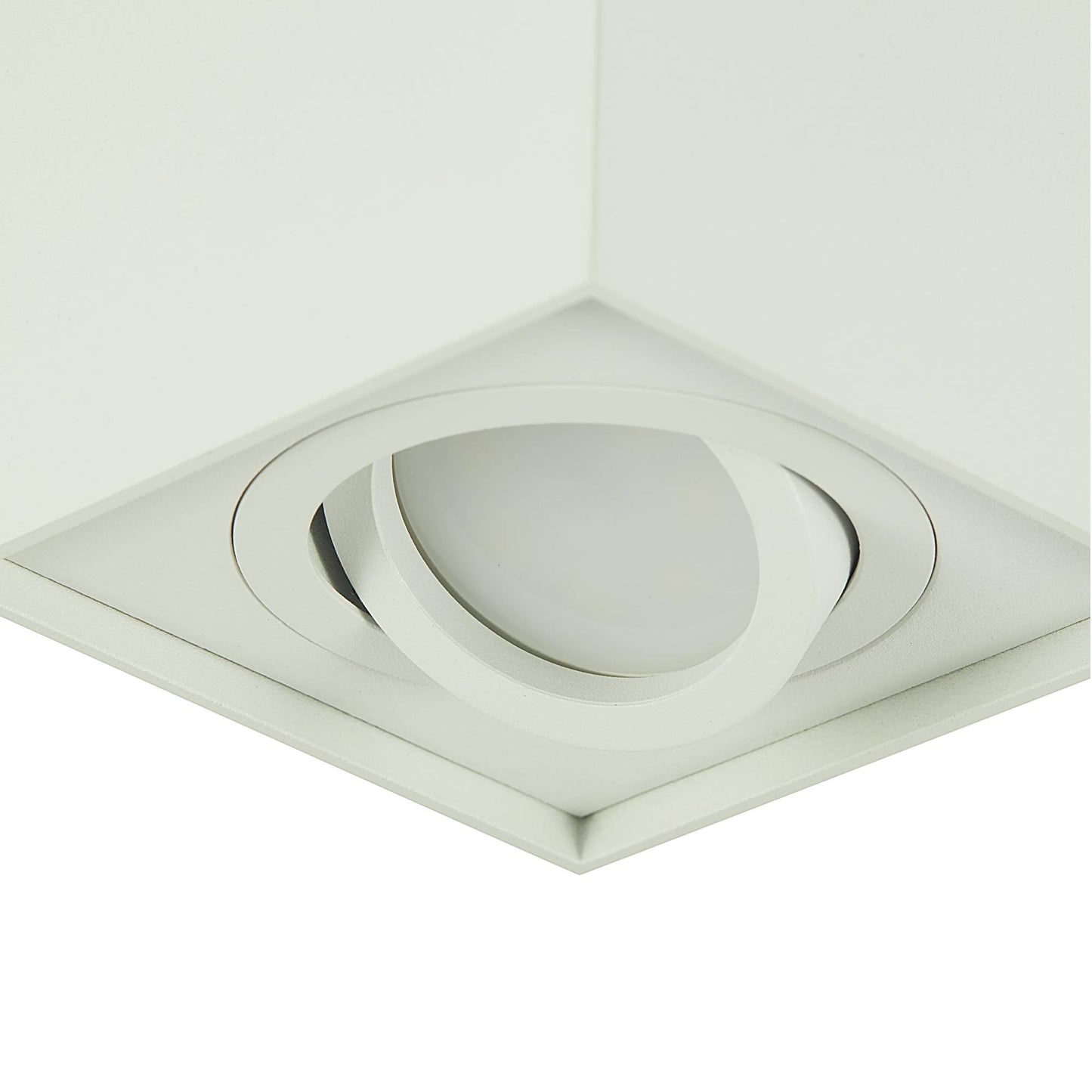 LED Aufbaustrahler schwenkbar eckig 1,2-9W Aufbauleuchte Deckenleuchte Spot GU10 230V