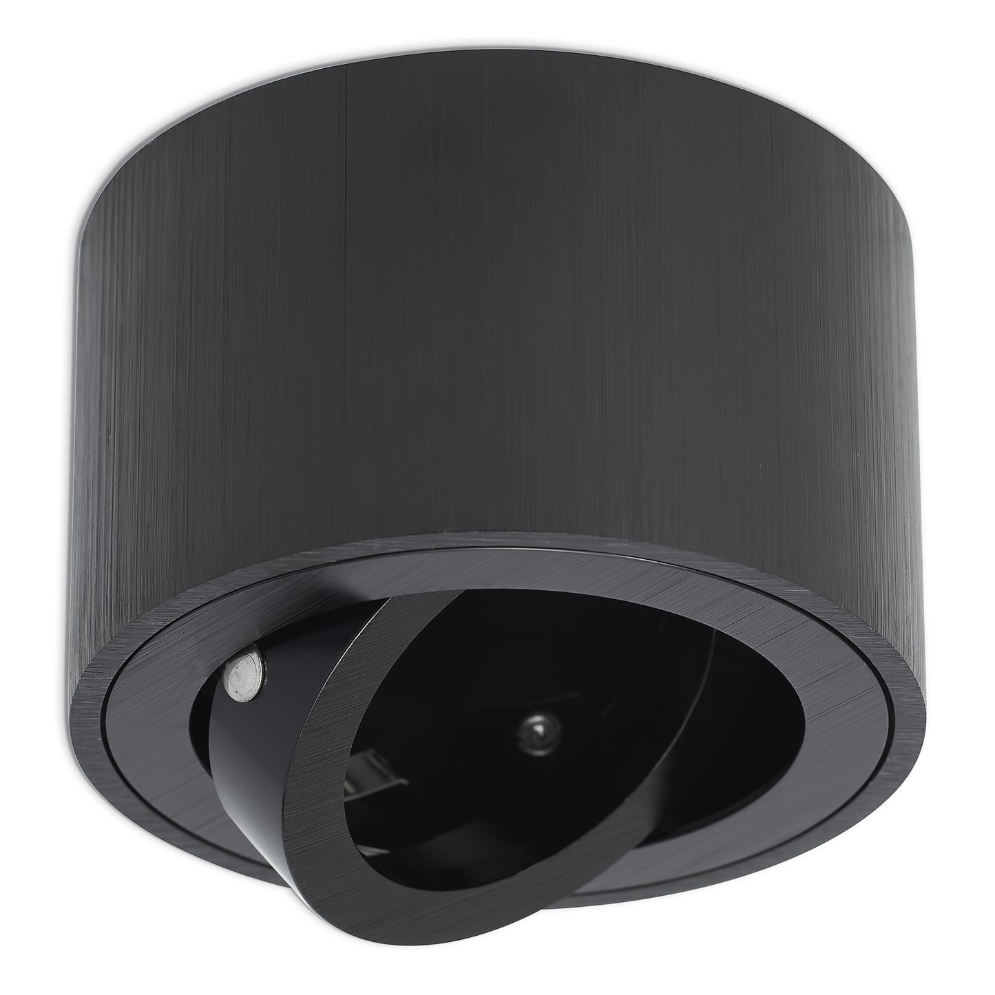 LED Mini-Aufbaustrahler rund schwarz 1-9W 50mm Decken-leuchte Spot GU10 230V