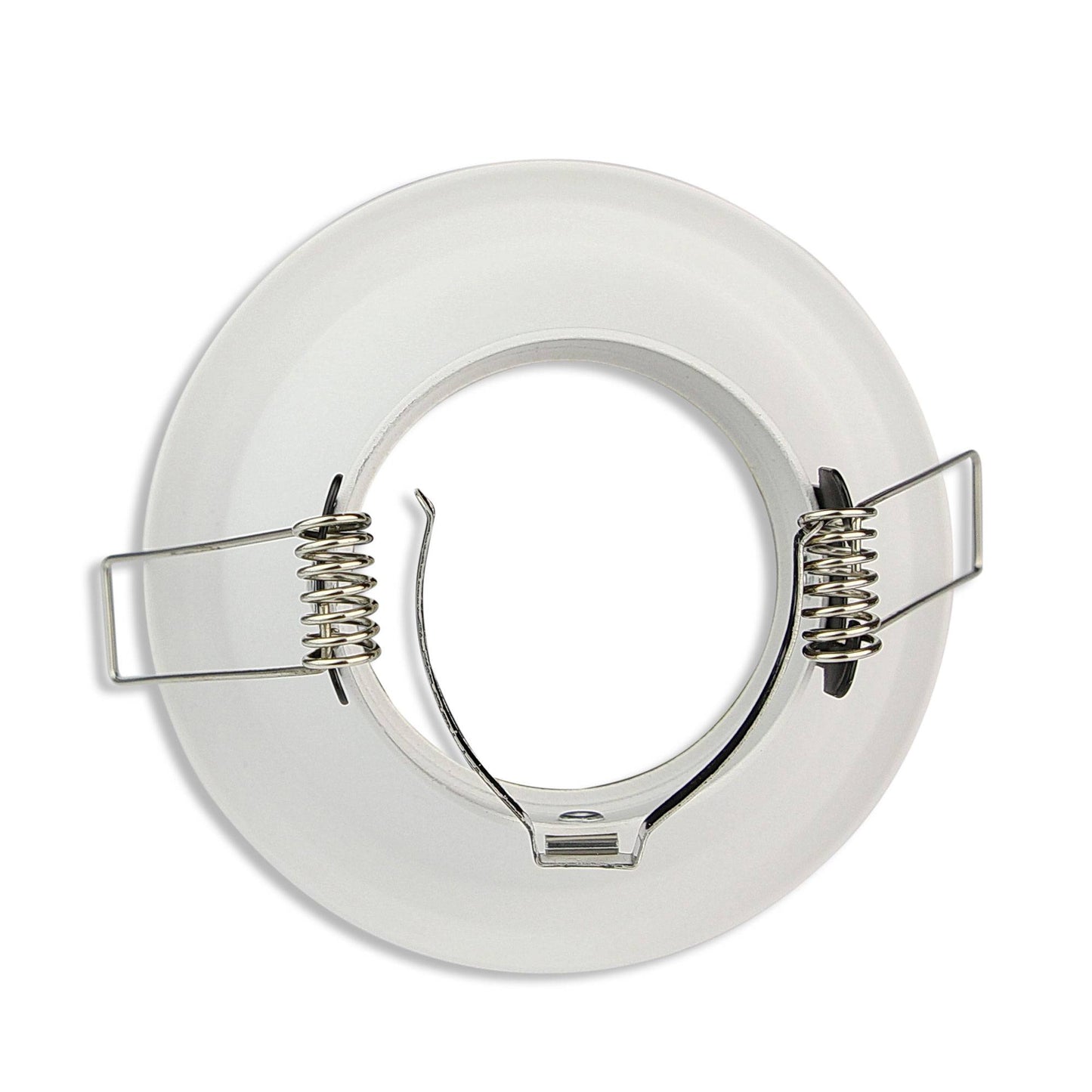 Einbau-Rahmen rund GU10 MR16 Gehäuse 75mm Einbauleuchte Spot gold LED Halogen