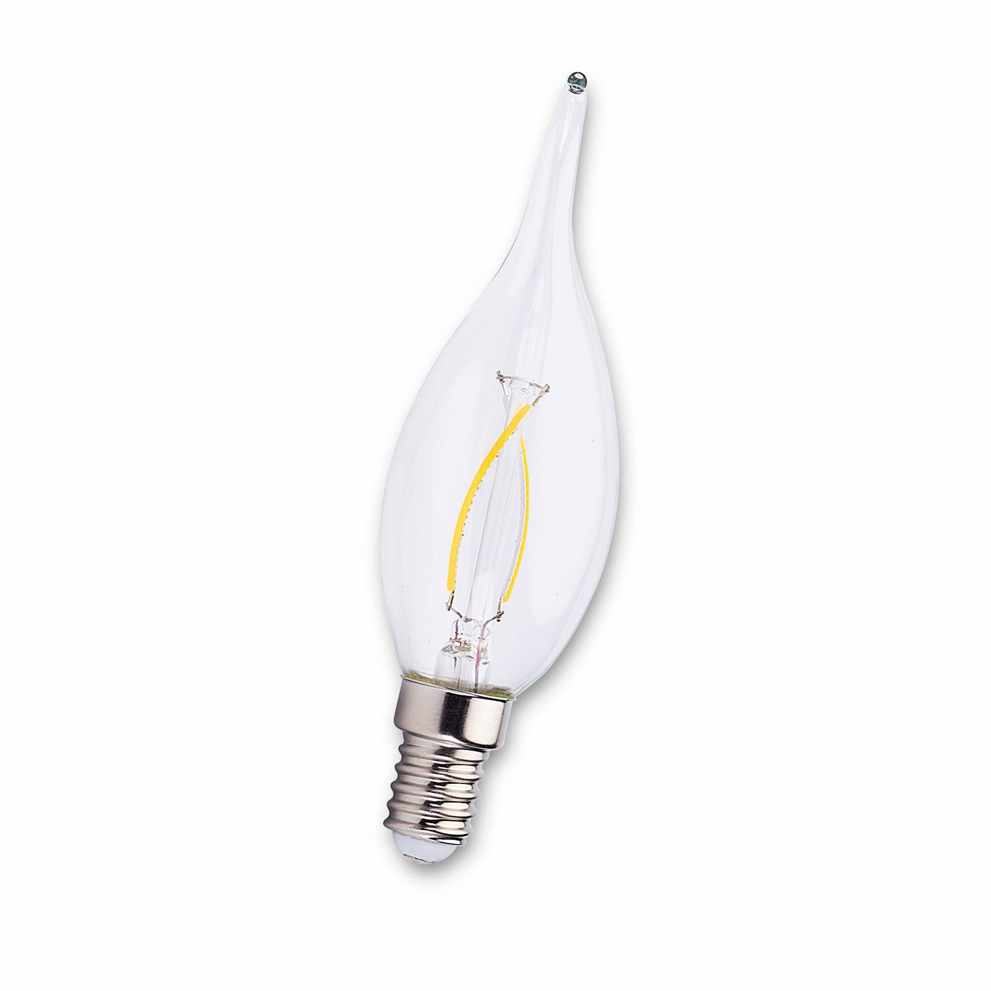 E14 LED Lampe 2W 4W Filament Windstoß Kerze F35 Birne Licht Energiespar Warmweiß