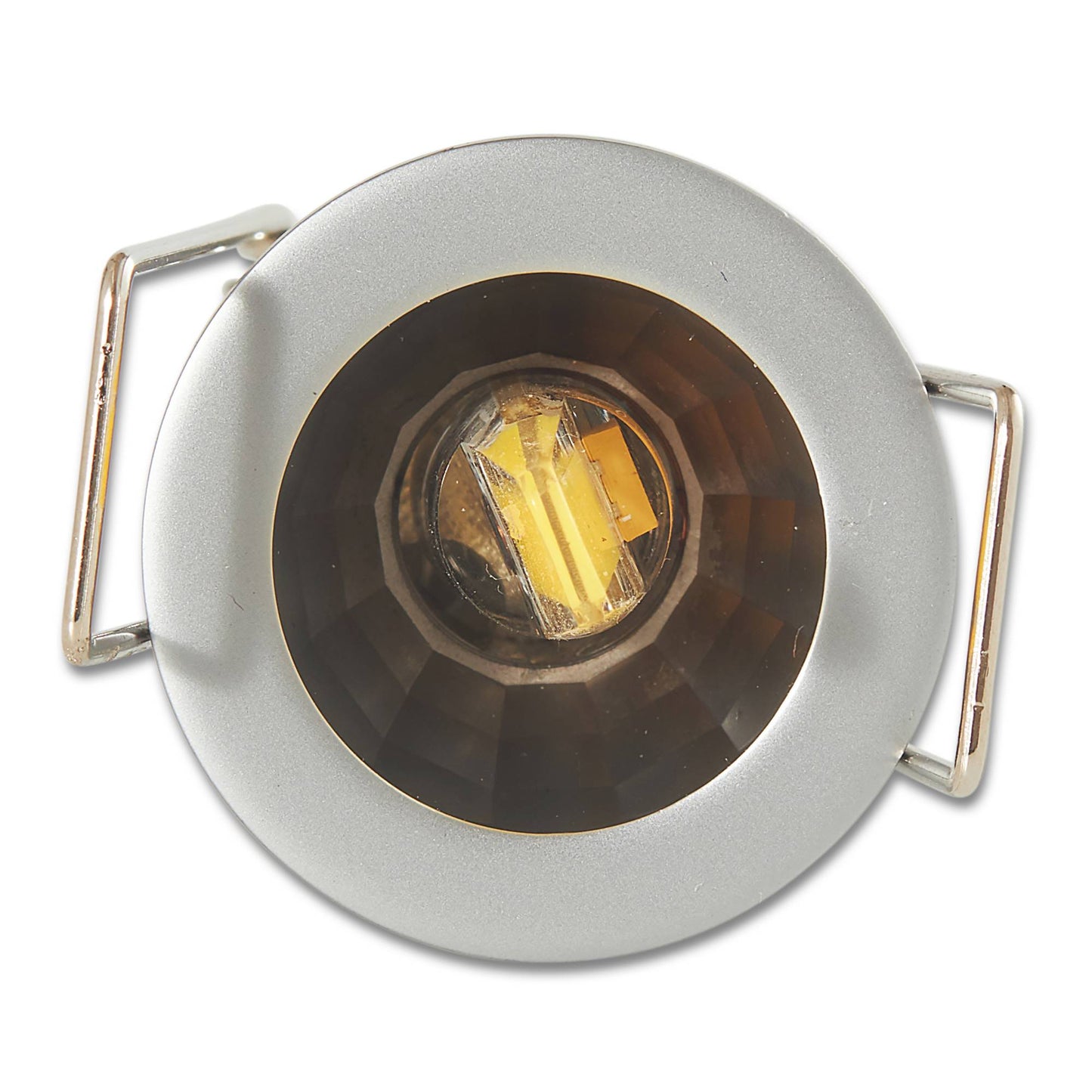 Einbau-Rahmen rund G4 Rahmen 25mm Einbaustrahler Spot LED Halogen weiß grau