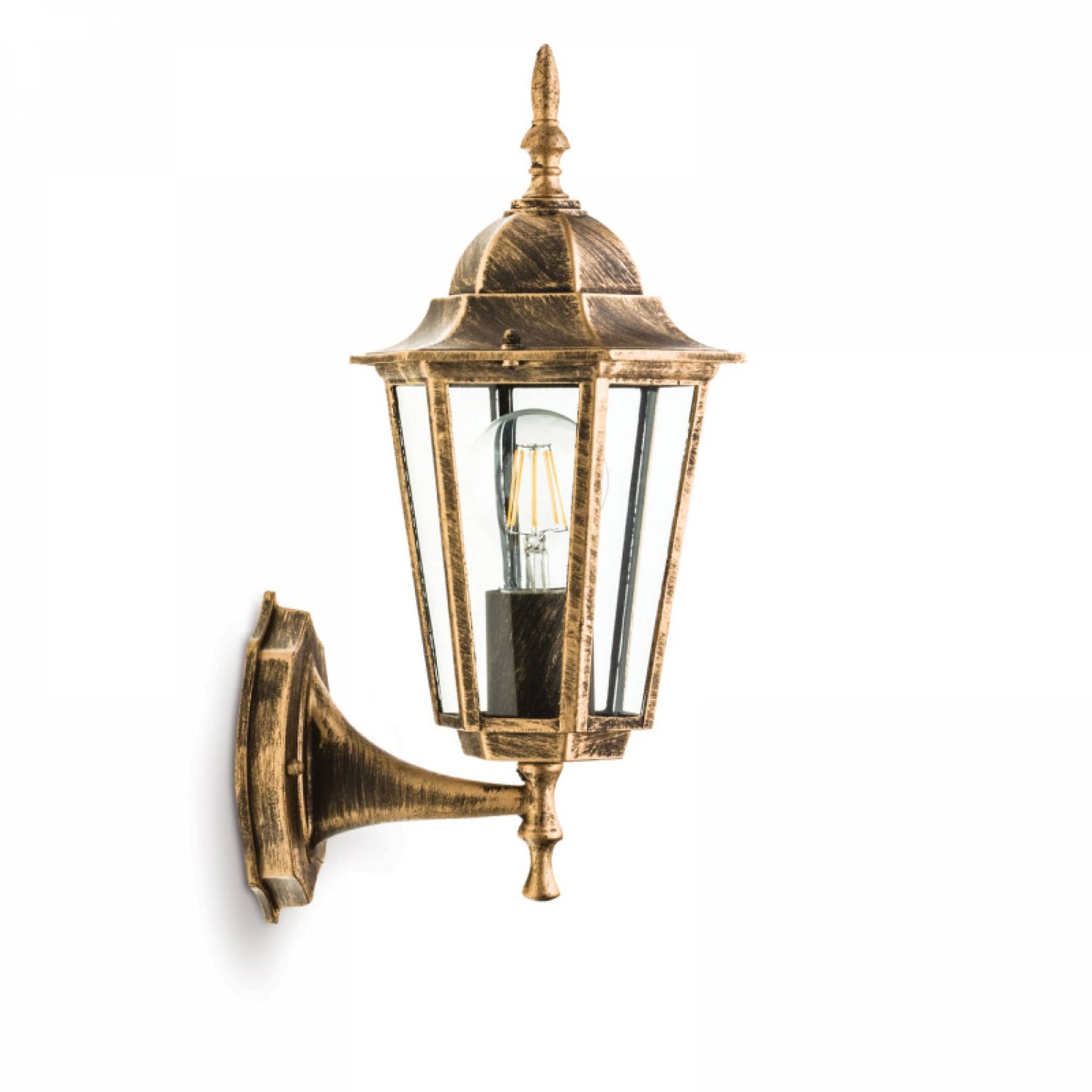 Wandleuchte Außen-Leuchte Antik Vintage Außenlampe IP44 Aluminium E30