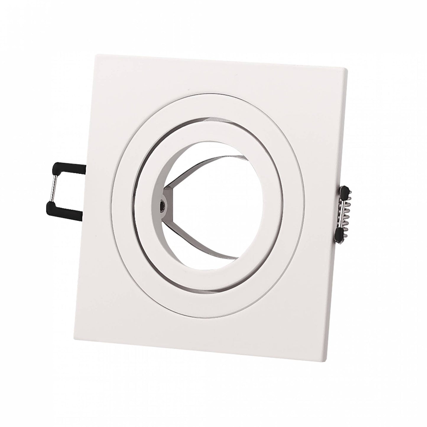 LED Einbaustrahler eckig weiß 1-9W 230V GU10 Einbau-Spot Lampe 80mm Panel