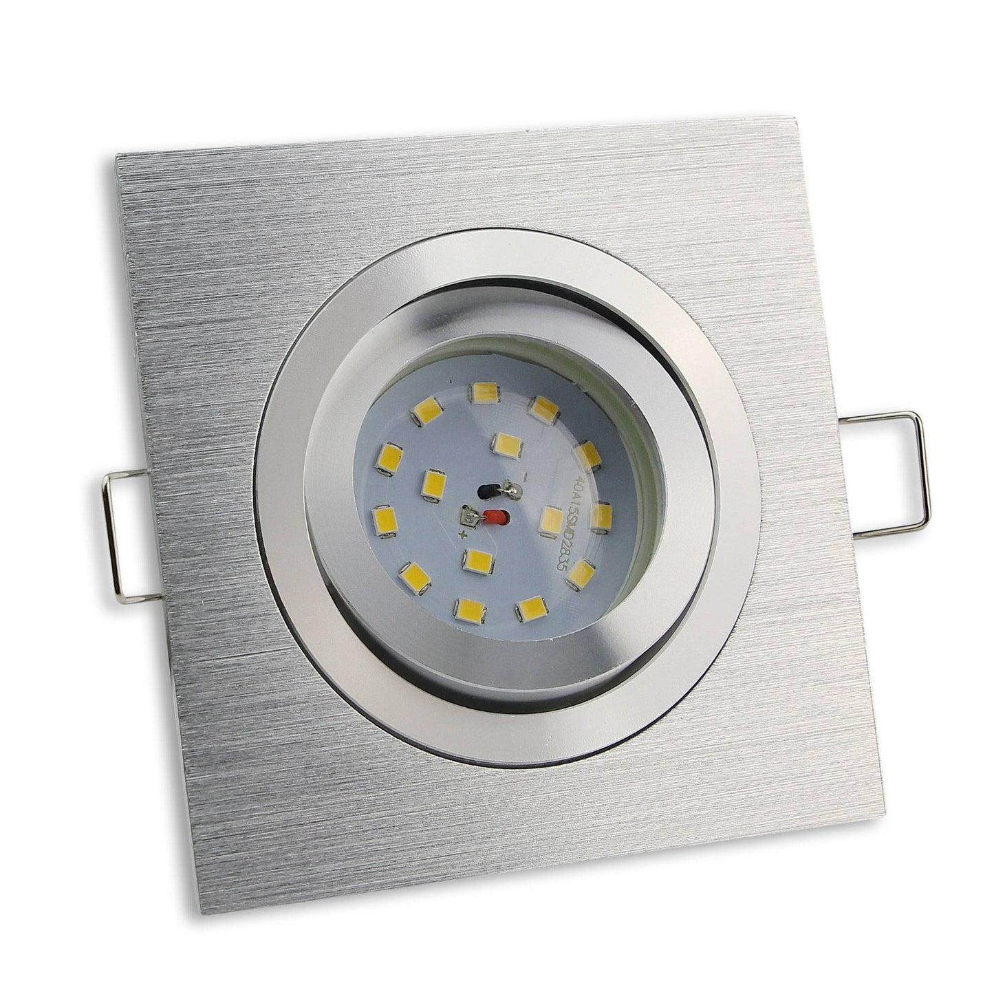 LED Einbaustrahler 1 2 3 fach schwenkbar super flach 5-7 Watt Aluminium 230V