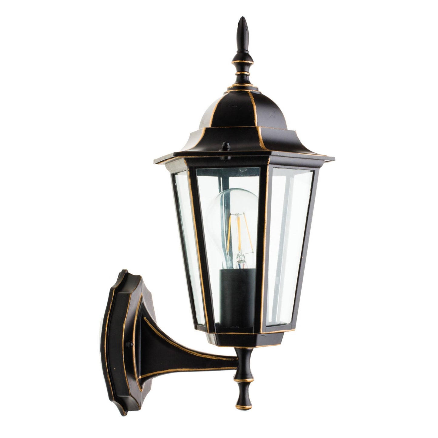 Wandleuchte Außen-Leuchte Antik Vintage Außenlampe IP44 Aluminium E30