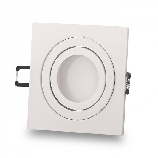 LED Einbaustrahler eckig dimmbar 3-6,5W 230V Spot Einbauleuchte 80mm Panel