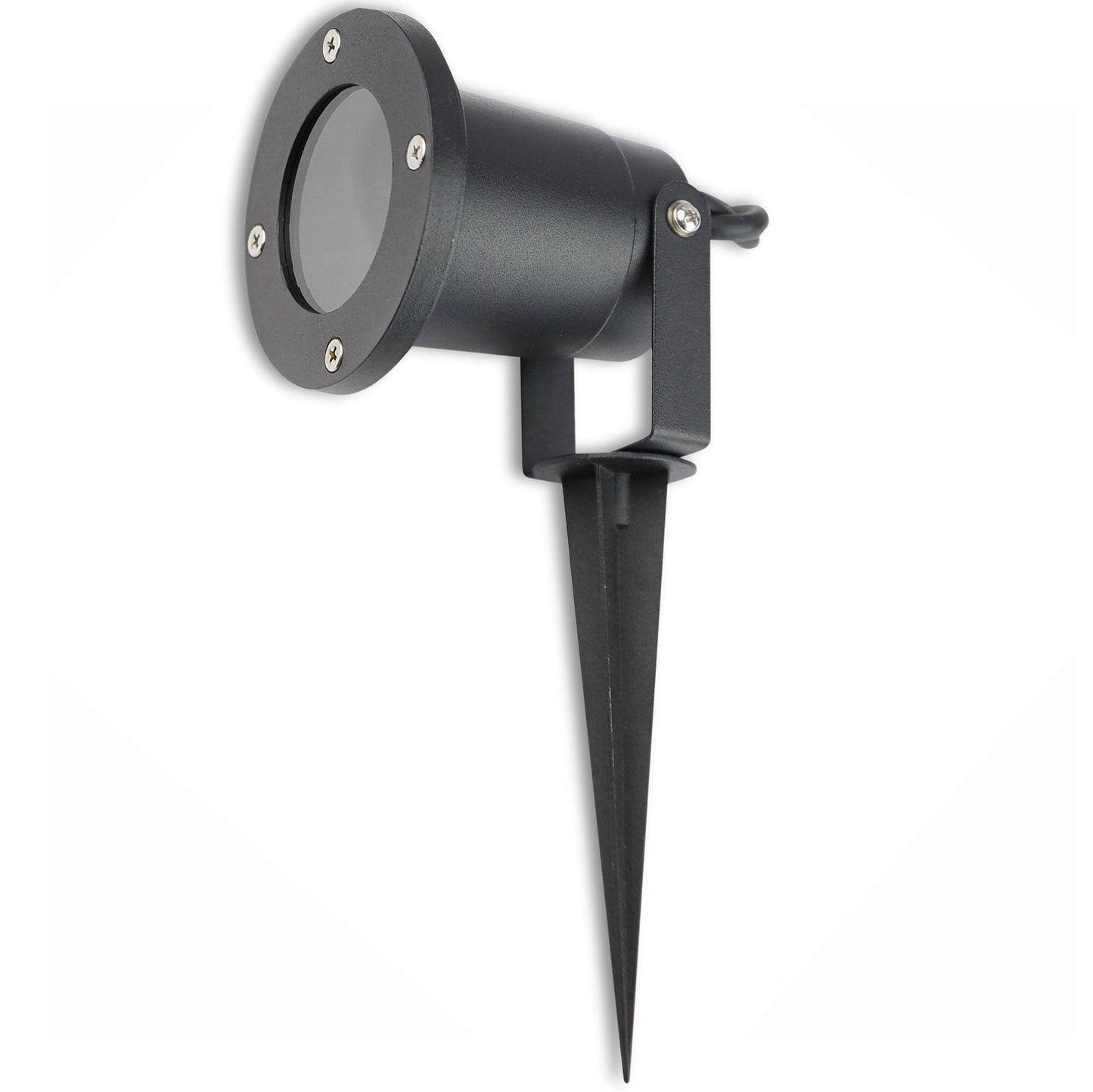 LED Gartenstrahler IP54 GU10 230 Volt 1-9 Watt schwarz Gartenleuchte